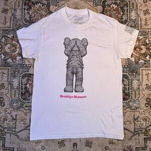 Kaws What Party Graphic T-Shirt Brooklyn Museum NYC Designer Shirt Size Small